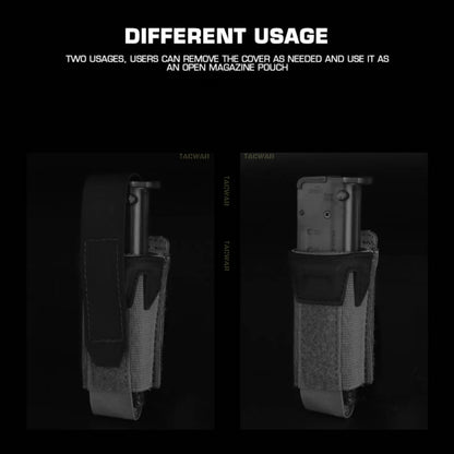 Multi-Caliber Triple Mag Pouch with 9mm Single Mag Pouch & Admin Pouch, Front Placard for K19/KZ/LV119/FCV5 Plate Carrier