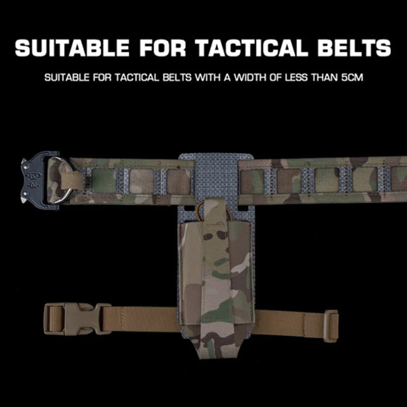 Mid Ride Drop Leg Magazine Holder Adjustable Waist Mount System for Airsoft Battle Belt Essentials