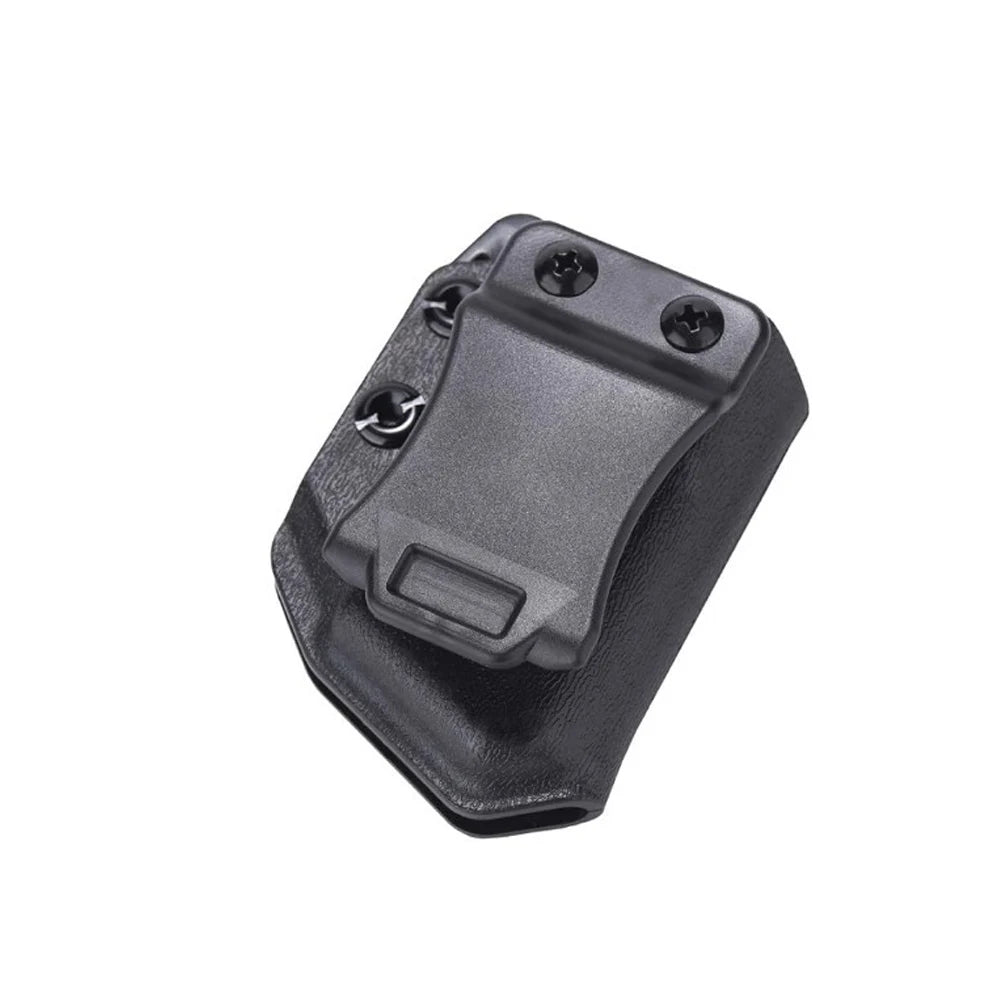 Universal 9mm/.40 Adjustable Double Stack Magazine Pouch Waist Magazine Holster IWB/OWB Glo-ck CZ S&W H&K SIG P320 P365