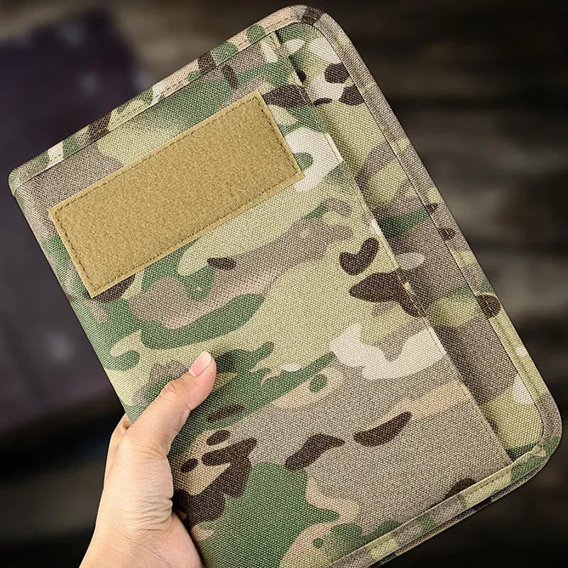 Outdoor Padfolio Ring Binder with Sheets of Loose-Leaf Paper Memorandum A4 A5 A6 Weatherproof Tactical Notebook DROPSHIPPING