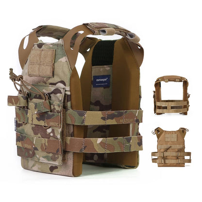 Emersongear Hunting Vest For Kids Modular MOLLE Plate Carrier Hiking Training Outdoor Sports Combat Body Protective Nylon