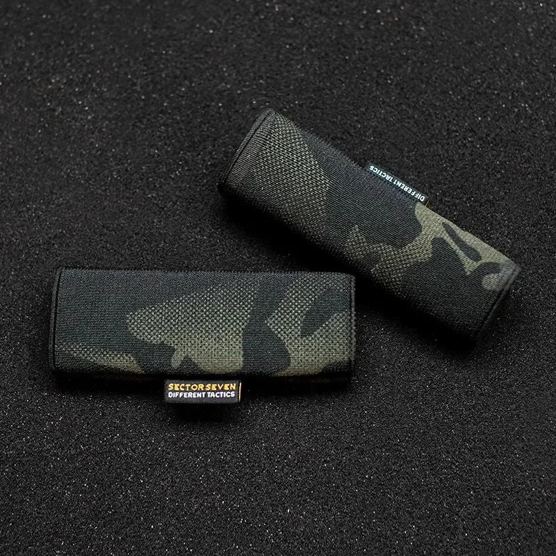 2pcs Belt Sleeve Elastic Loop EDC Belt Organizer Concealed Tool Holder Flashlight Holder Tactical Hunting Accessories