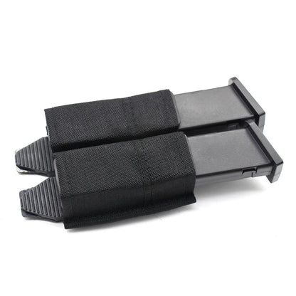 FAST 9MM Double Magazine Pouch Tactical Quick Release 9mm Magazines Holder Lightweight Molle Pouch