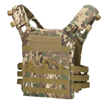 Tactical Vest Waterproof Outdoor Body Armor Lightweight JPC Molle Plate Carrier Hunting Vest CS Game Jungle Security Equipment