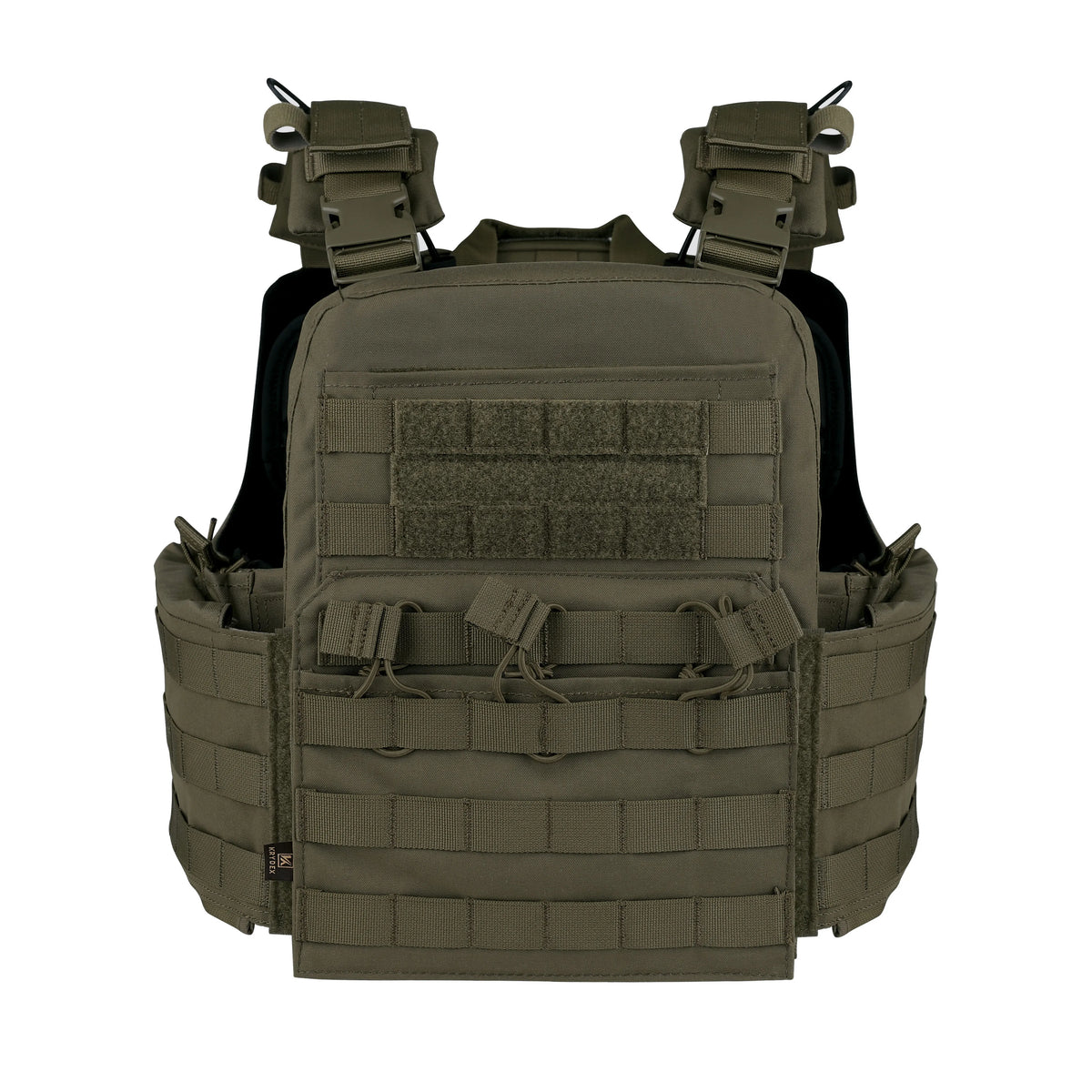 KRYDEX Tactical MOLLE CPC Plate Carrier Vest With Radio Side Pouch Mag Pouch Heavy Duty Body Armor Combat Airsoft Men Vest