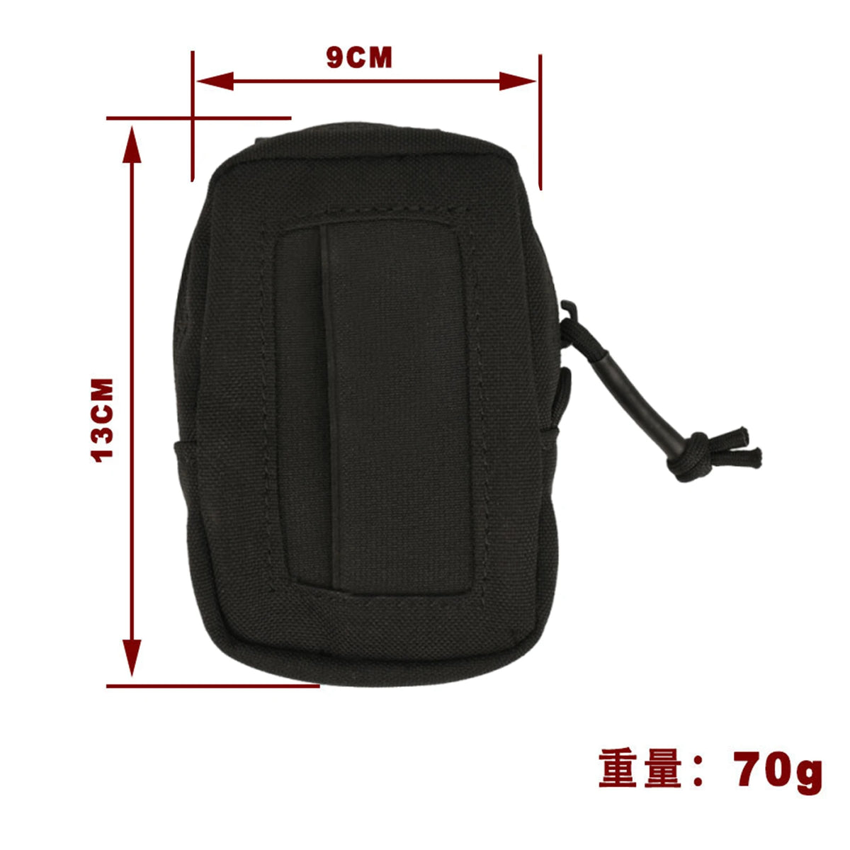 Small Tool Bag Multi-Purpose Outdoor Accessories Bag Waterproof Versatile Coin Card Purse for Travel Camping Hiking Emergency