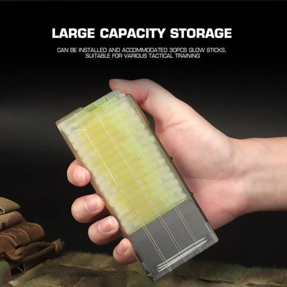Tactical Marking Light Dispenser with Training Light Belt Pouch Hanger, Airsoft Fluorescent Glow Sticks with Fixed Sleeve