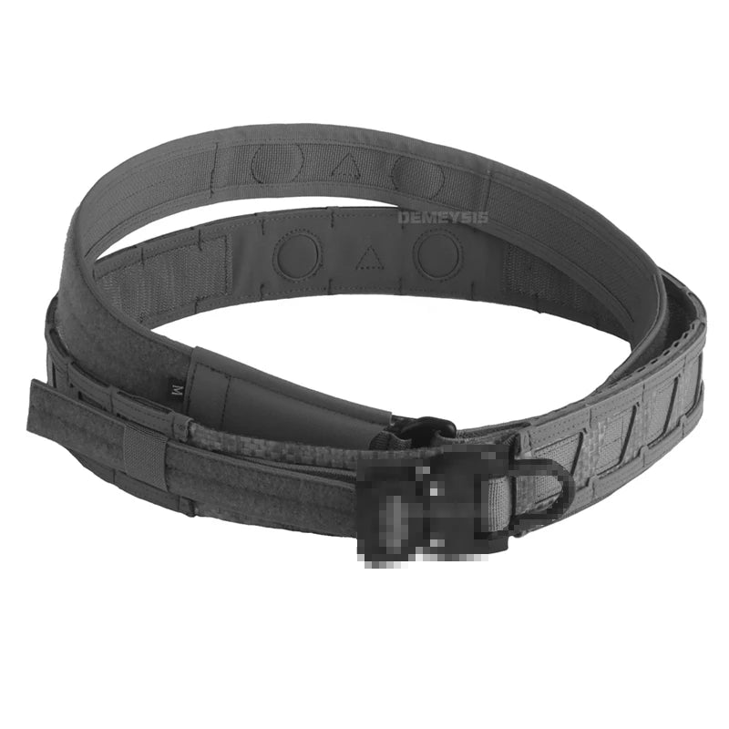 Airsoft Battle Belt Outdoor CS Training Tactical Belts MOLLE System Magnetic 2 in 1 Waist Belt Hunting Gear Accessories