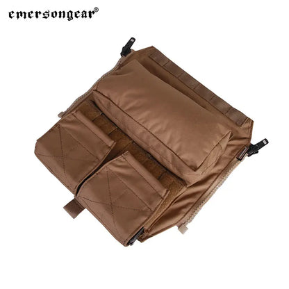 Emersongear Tactical Back Pack Zip Panel For MVS FPC LPC Hunting Vest Plate Carrier Backpack Modular Mag Pouch Nylon EM9286