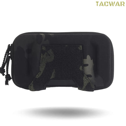 Tactical Universal Phone Pouch with Rigid Protective Shell,  MOLLE Chest‑Mount Phone Holder for Plate Carrier Chest Rig
