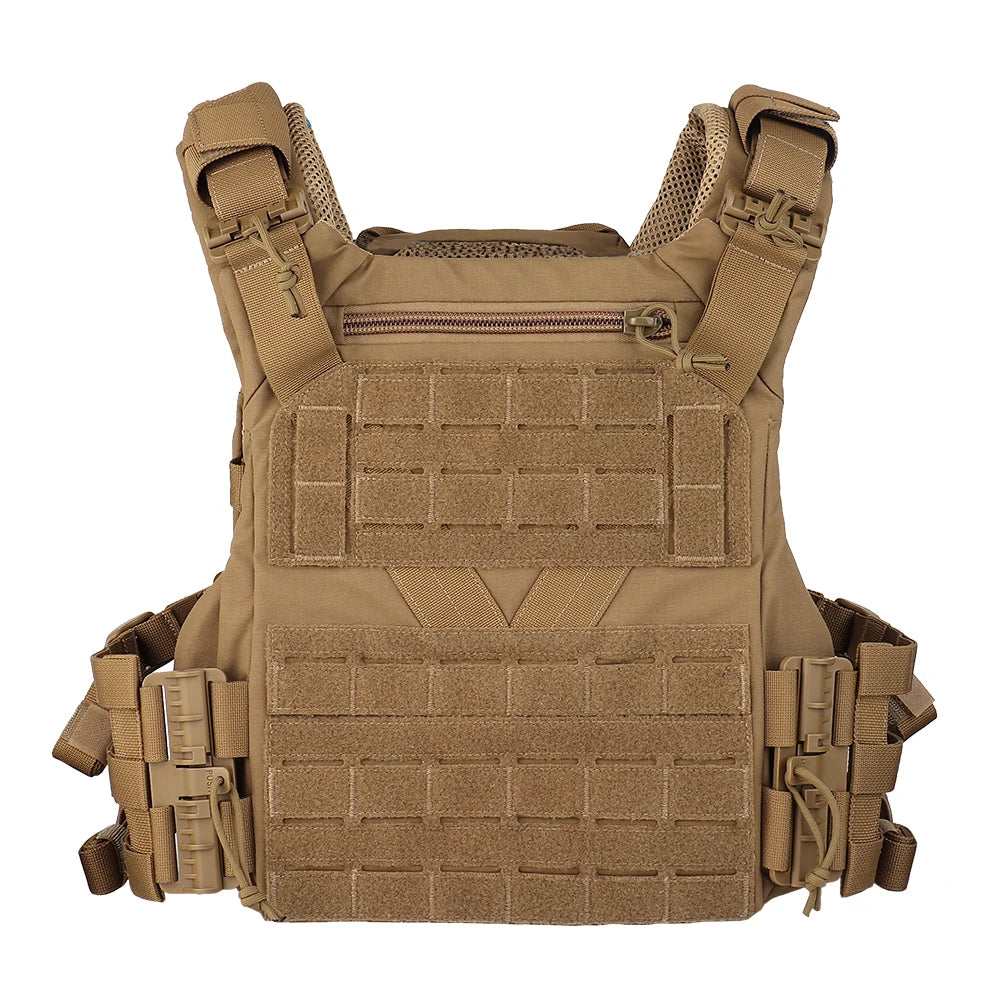 Tactical K19 Vest Full-Size Tactical Plate Carrier Hunting Shooting Protective Vest Adjustable Waist Size Molle System for Mag