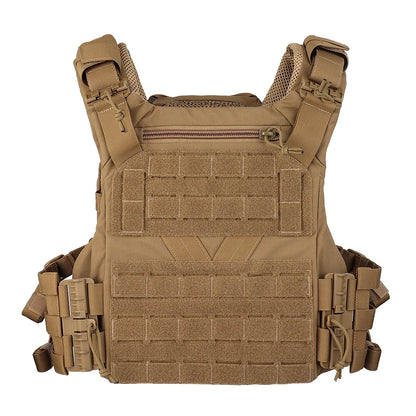 Tactical K19 Vest Full-Size Tactical Plate Carrier Hunting Shooting Protective Vest Adjustable Waist Size Molle System for Mag