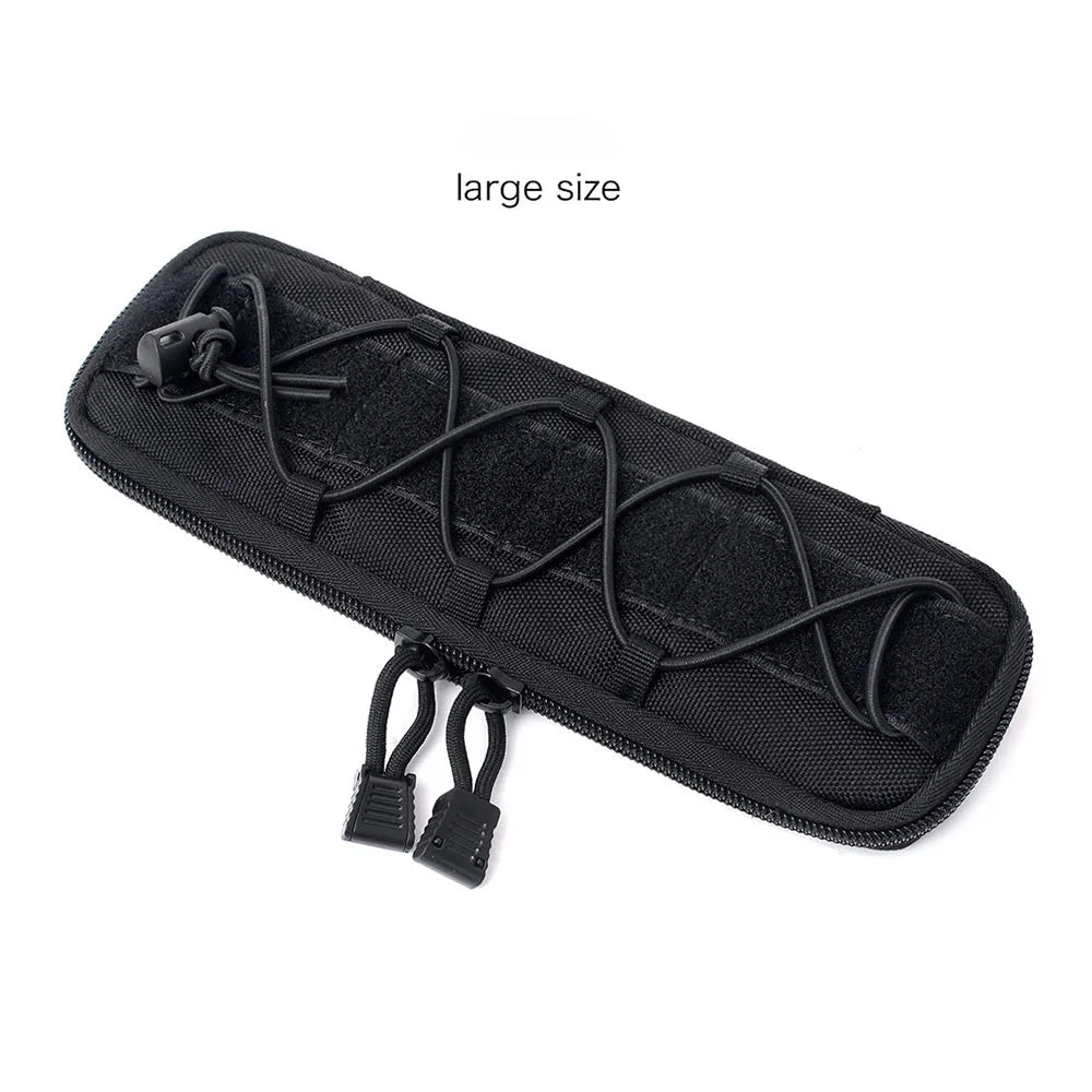 Outdoor Molle Knife Pouch EDC Waist Pack Hunting Accessories Vest Bags Flashlight Holder Knives Pouch Tactical Molle Nylon Bag