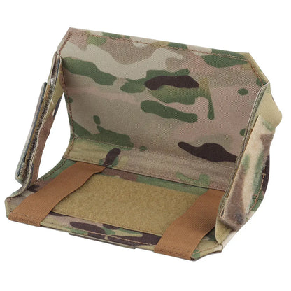 Tactical Plate Carrier Chest Admin Pouch Crye Style Phone Folded Navigation Board Militar Outdoor Hunting Airsoft Vest Accessory