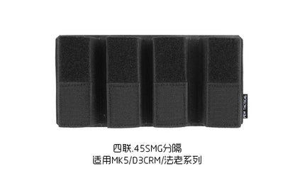 Quadruple Double Triple 556 762 Mag Pouch Elastic Separation Tool Insert Pouch for SS Tactical Vest