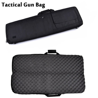 85cm / 100cm Tactical Hunting Gun Bag Airsoft Paintball Gun Case Shoulder Bag With Protective Lining