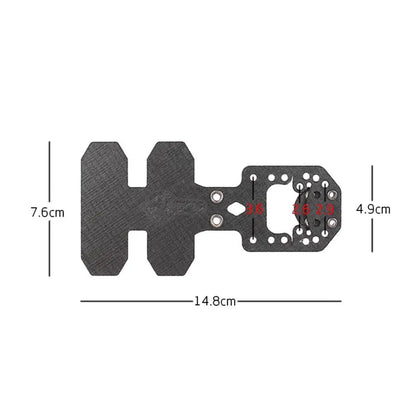 PEW TACTICAL Axl Style Tactical Vest Universal Ptt Molle Mounting Board for U94 TEA Invisio10/20