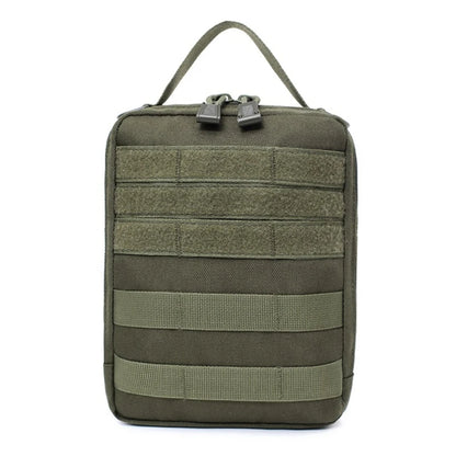 Outdoor EDC Bag Tactical Nylon Handbag Outdoor First Aid Survival Bag MOLLE Accessory Bag Medical Storage Waist Bag Tool Bag