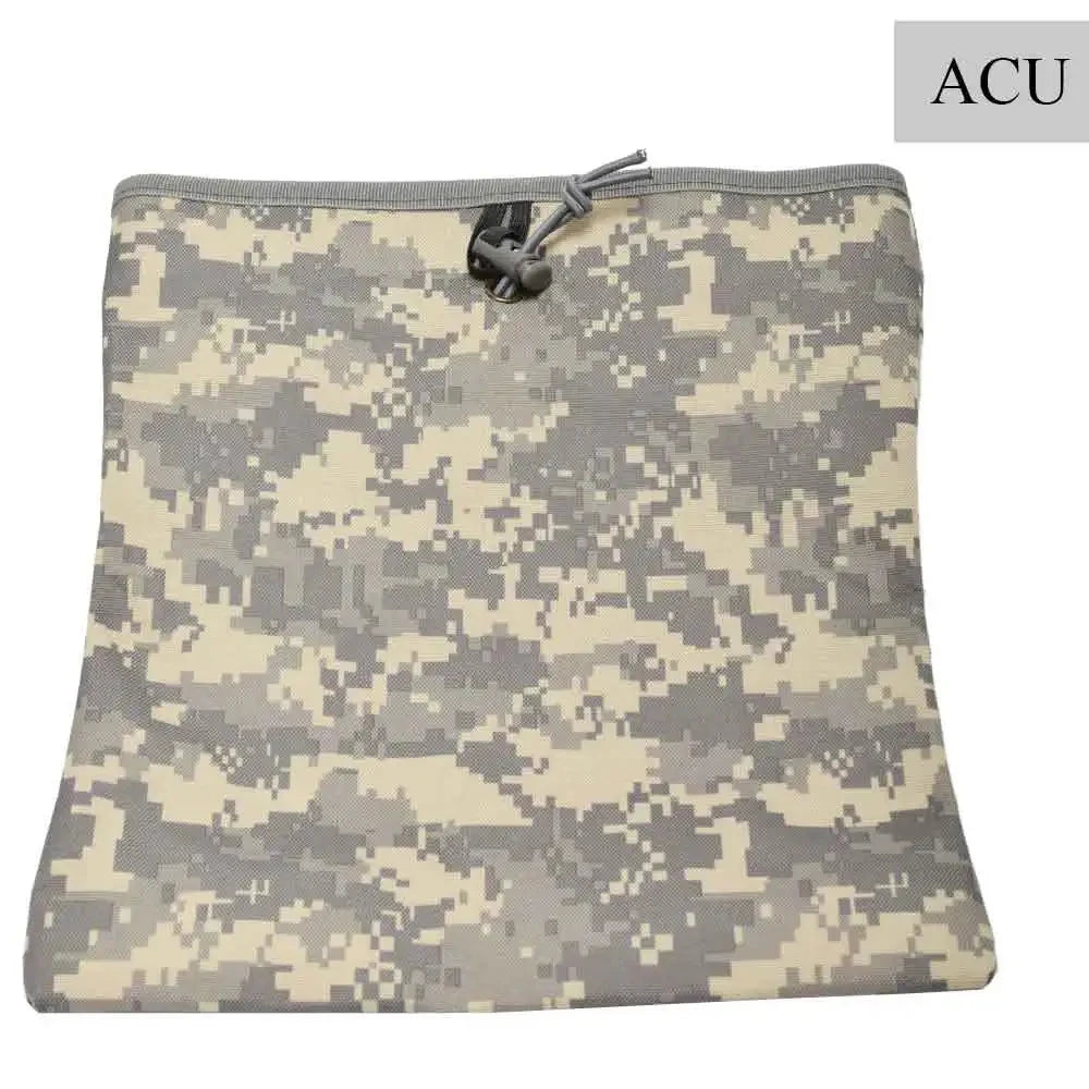 SINAIRSOFT MOLLE Dump Pouch Tactical Mag Recovery Bag Drawstring Magazine Recycling Storage Pack Hunting Gear Holder