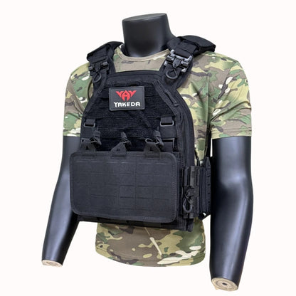 Multicam Camo Tactical Vest Quick Release Molle Modular Protective Vest for Outdoor CS Wargame Hunting yakeda 6094
