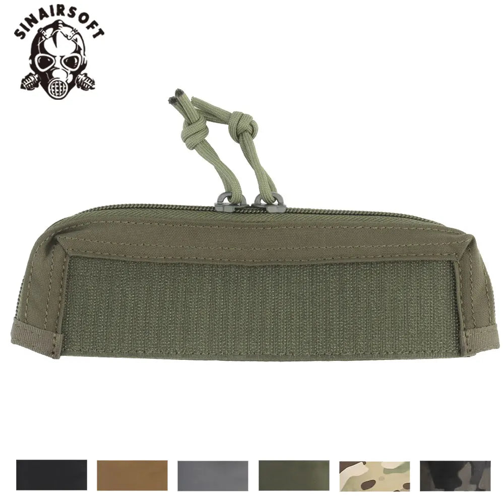 Tactical Micro Fight Chassis Pocket For MK3 MK4 Storage Bag Chest Rig Double Zip Cover Hunting Vest Accessories