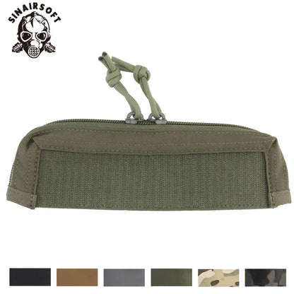 Tactical Micro Fight Chassis Pocket For MK3 MK4 Storage Bag Chest Rig Double Zip Cover Hunting Vest Accessories