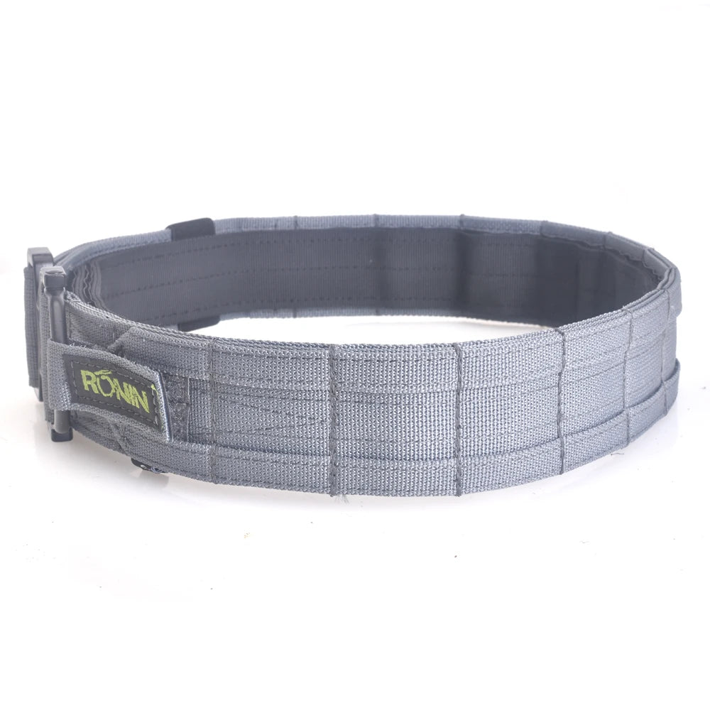 50cm 2 inch Width Ronin Style Tactical Molle Belt Outdoor Hunting Double Layer Belt Molle System Belt