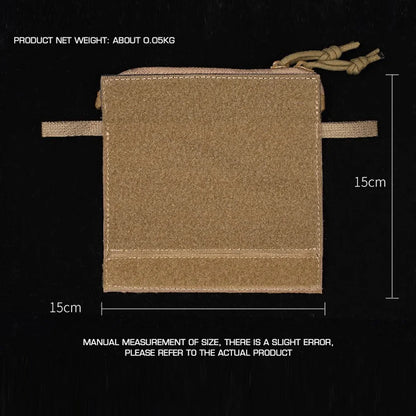 Small Tactical-Pouch Loop&Hook Waist Bag For Ferro SS HS Plate Carrier Hunting Vest Admin Pouch Airsoft Chest Rig Storage Pack