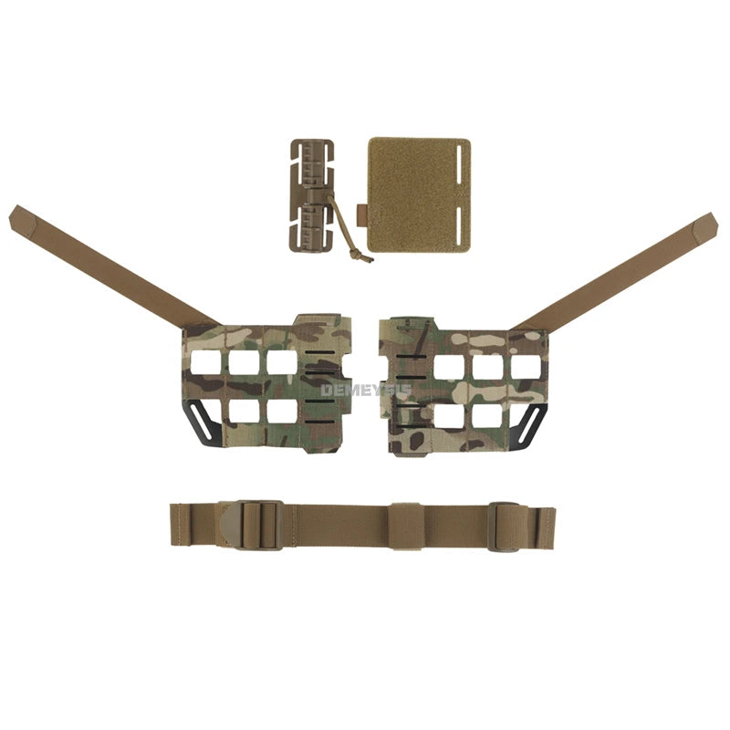 Tactical Chest Rig Expansion Kit Scalable Design Tactical Vest Molle Front Panel Hunting Vest Airsoft Training Gear  Accessories