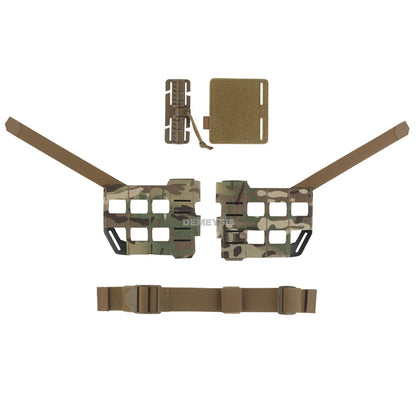 Tactical Chest Rig Expansion Kit Scalable Design Tactical Vest Molle Front Panel Hunting Vest Airsoft Training Gear  Accessories