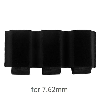 Camo 5.56/7.62 Triple Mag Pouch Elastic Hook and Loop Tactical Triple Magazine Pouch