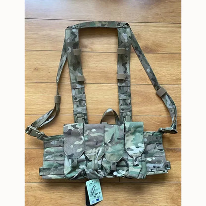 OR Style Quadruple Iightweight Hunting Chest Hanging 7.64 5.45 Molle Magazine Carrier Bag