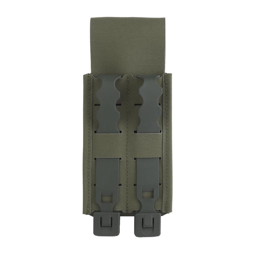 OPHIDIANTAC 5.56 Flip Double Mag Pouch With MOLLE Clips Widely Applicable Mag Holder for Hunting Accessories