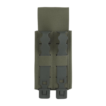 OPHIDIANTAC 5.56 Flip Double Mag Pouch With MOLLE Clips Widely Applicable Mag Holder for Hunting Accessories