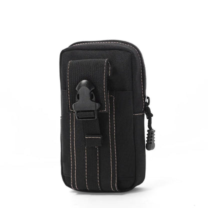 Vertical Canvas Tactical Mobile Waistpack Multifunctional Tactical Camo Sports Bag Tactical Camo Belt Pouch Outdoor Running Bag