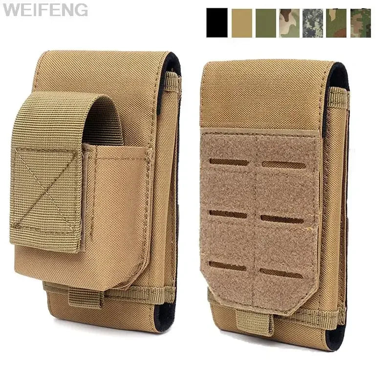 Tactical Cell Phone Belt Cigarette Pouch Holder Waist Pack Hunting Accessories Bag Outdoor Molle Mobile Phone Bag