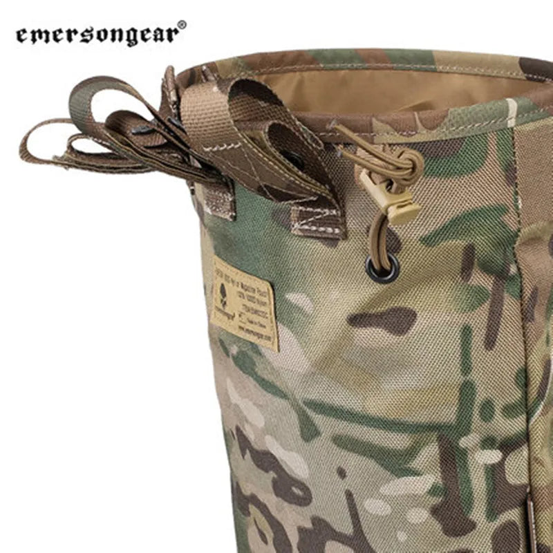 Emerson Tactical Drop Pouch CQC Foldable Dump Bag MOLLE Utility Organizer Hunting EDC Belt Pocket Sport Outdoor Combat