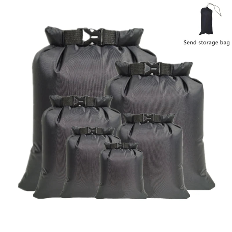 5PCS 1.5/2.5/3/3.5/5/8L Waterproof Dry  Bag Pack Sack Swimming Rafting Kayaking River Trekking Floating Sailing Canoing Boating