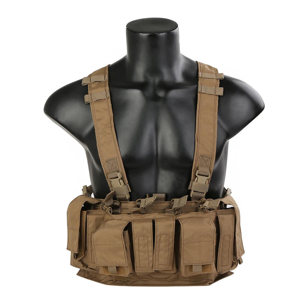 Emersongear For MF Style Tactical Chest Rig 556 762 UW Gen IV Hunting Vest Harness Split Front Carrier Camping Hiking EM7329