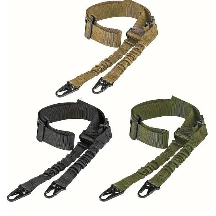 Tactical Two Points Sling Shoulder Strap Army Durable Nylon Rifle Belt Heavy Duty Sling for Outdoor Hunting Sports Accessories