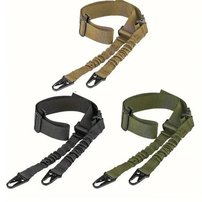 Tactical Two Points Sling Shoulder Strap Army Durable Nylon Rifle Belt Heavy Duty Sling for Outdoor Hunting Sports Accessories