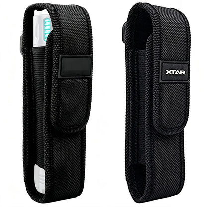 2 Pack XTAR T220 Tactical Flashlight Pouch Polyester Belt Holster Torch Holder EDC For Outdoor Hunting Camping Hiking Gear