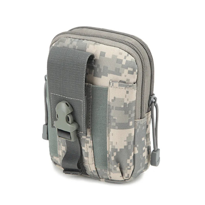 outdoor tactical waist bag 6 inch phone pouch cycling sports multifunctional molle expansion accessory pouch