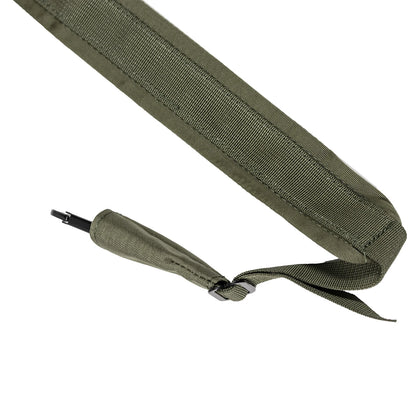 2-Point Adjustable Tactical Sling with HK Clips, Heavy Nylon Strap for Hiking Camping Airsoft