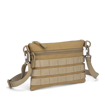 Tactical MOLLE Crossbody Bag Portable 600D Nylon Chest Bag Outdoor EDC Shoulder Bag for Daily Commute Outdoor Hiking