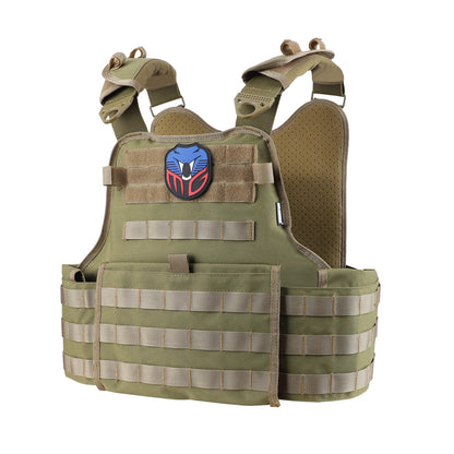 MGFLASHFORCE Tactical Vest for Men Military Molle Lightweight Plate Carrier Airsoft Paintball Army Combat Vest