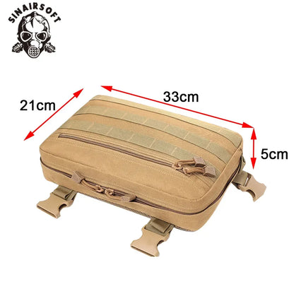 Tactical Vest Recon Kit Bag Casual Function Chest Rig Pack Outdoor Travel Cycling Airsoft Hunting Chest Bags EDC Carry Pouches