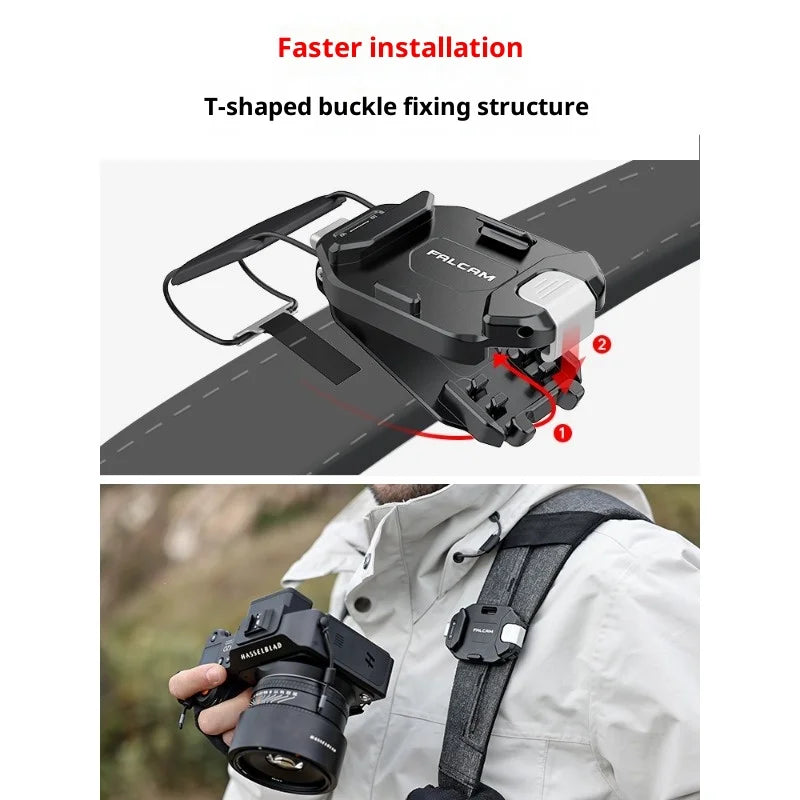 FALCAM F38 Quick Release Kit for Backpack V2 F38 3802/F38 3803/F38 3803P Camera Strap Clip for Camera Expansion Accessories