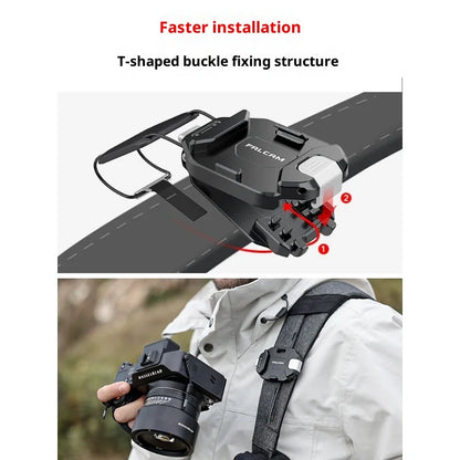 FALCAM F38 Quick Release Kit for Backpack V2 F38 3802/F38 3803/F38 3803P Camera Strap Clip for Camera Expansion Accessories