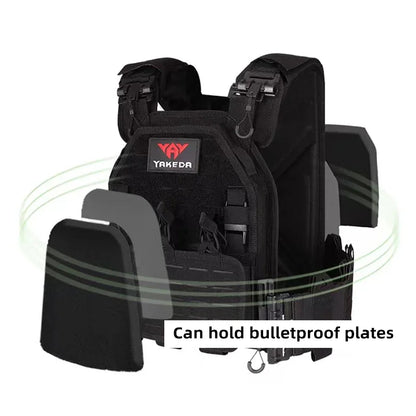 YAKEDA Tactical Vest Outdoor Hunting Plate Carrier Protective Adjustable Vest Airsoft Carrier Combat Equipment 6094 Vest